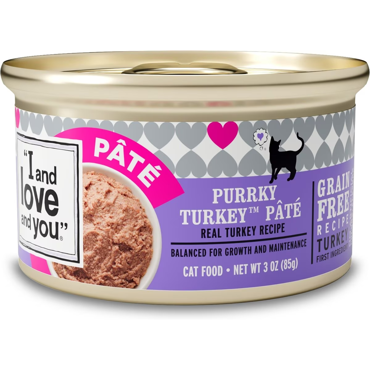 I and Love and You Purrky Turkey Pate Grain-Free Canned Cat Food