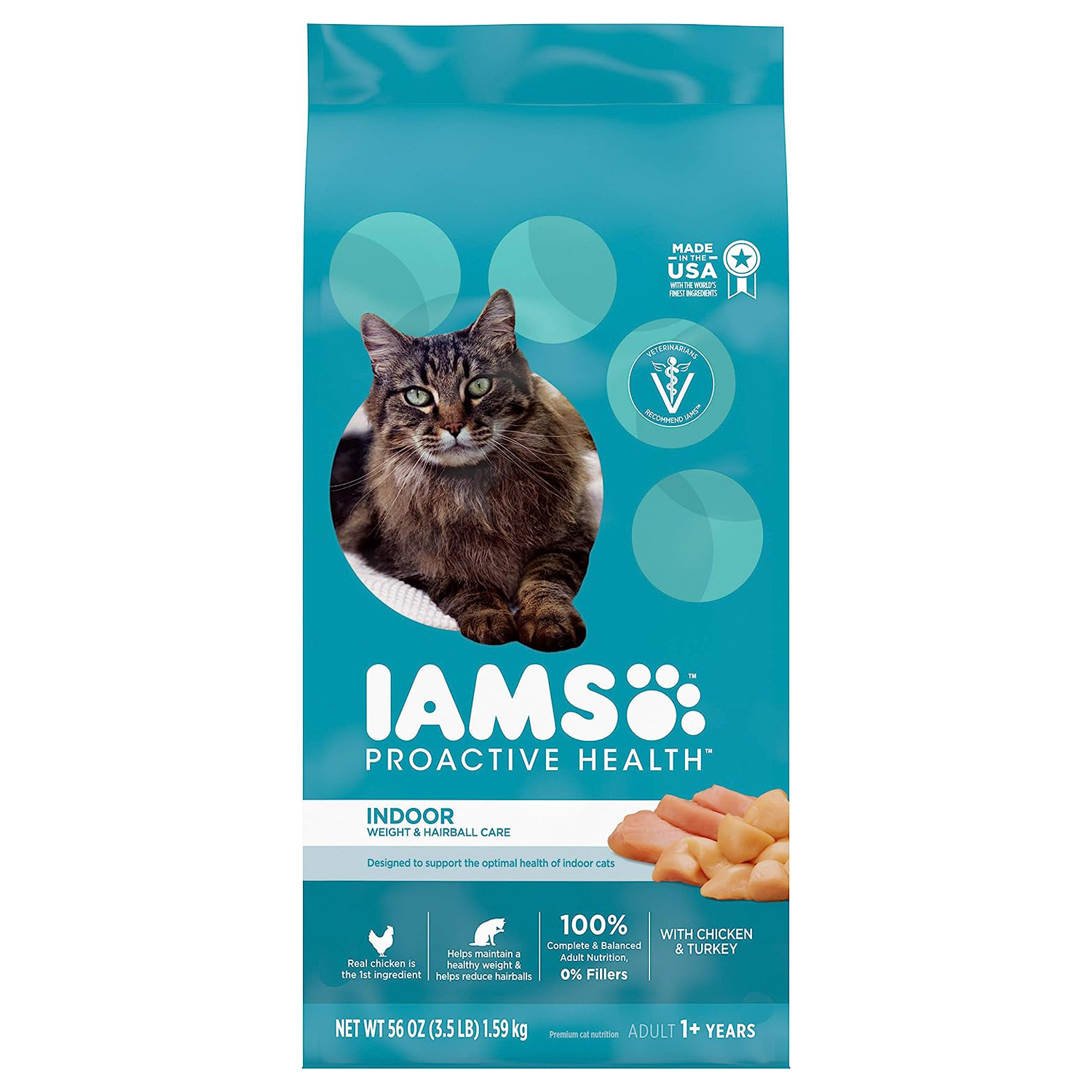 IAMS Proactive Health Indoor Weight &amp; Hairball Care Adult Dry Cat Food