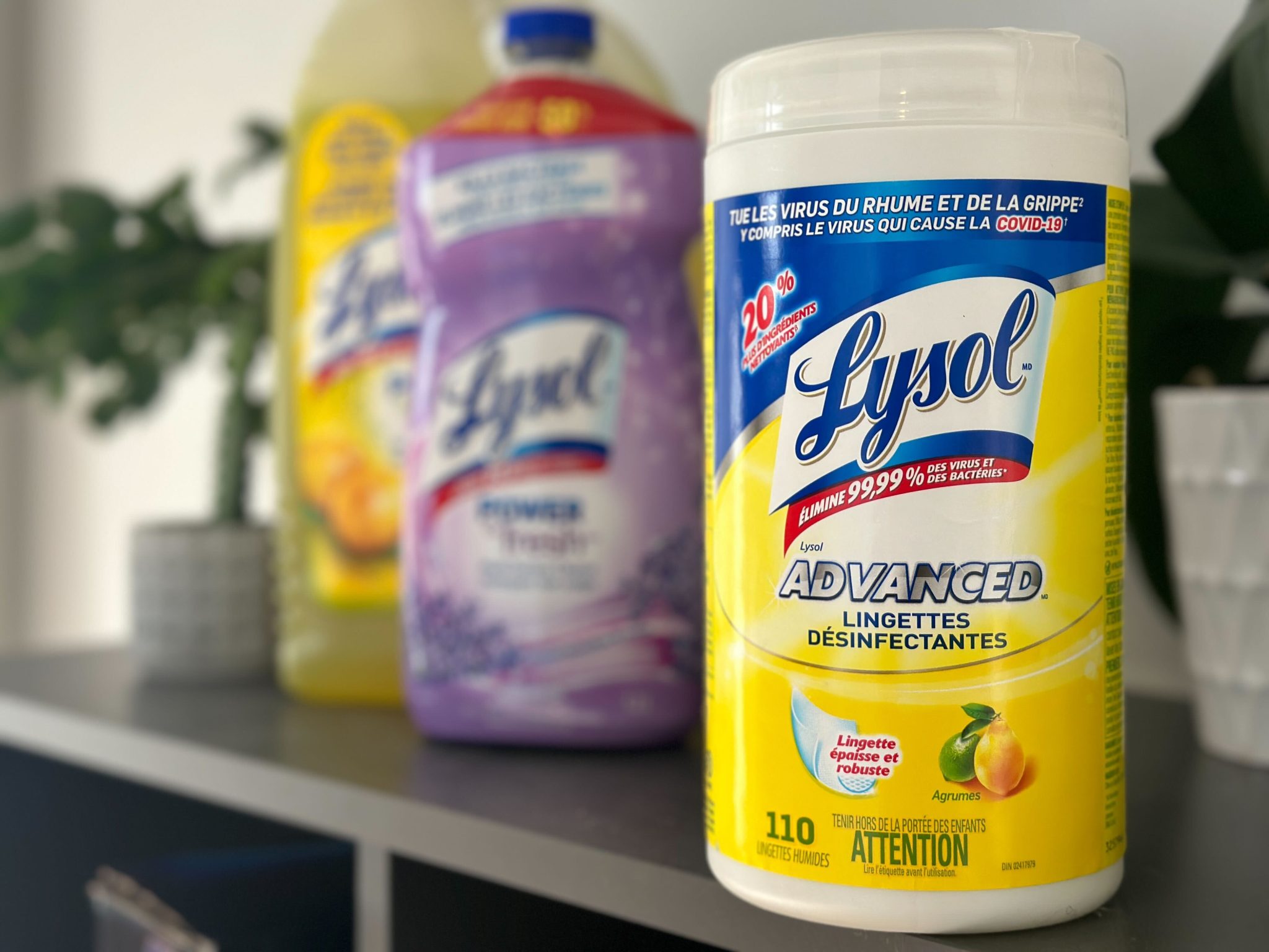 Lysol cleaning products