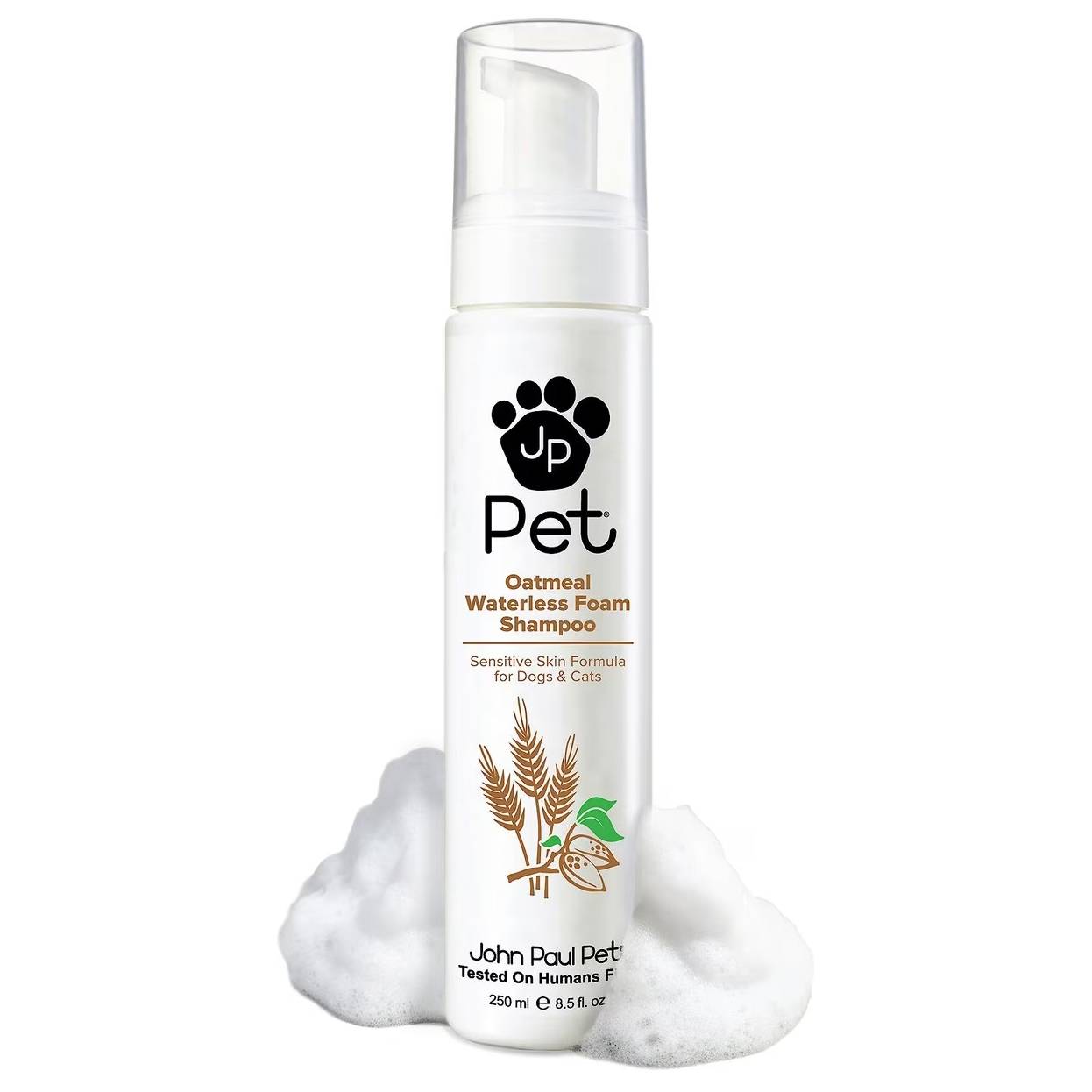 John Paul Pet Oatmeal Waterless Foam Shampoo