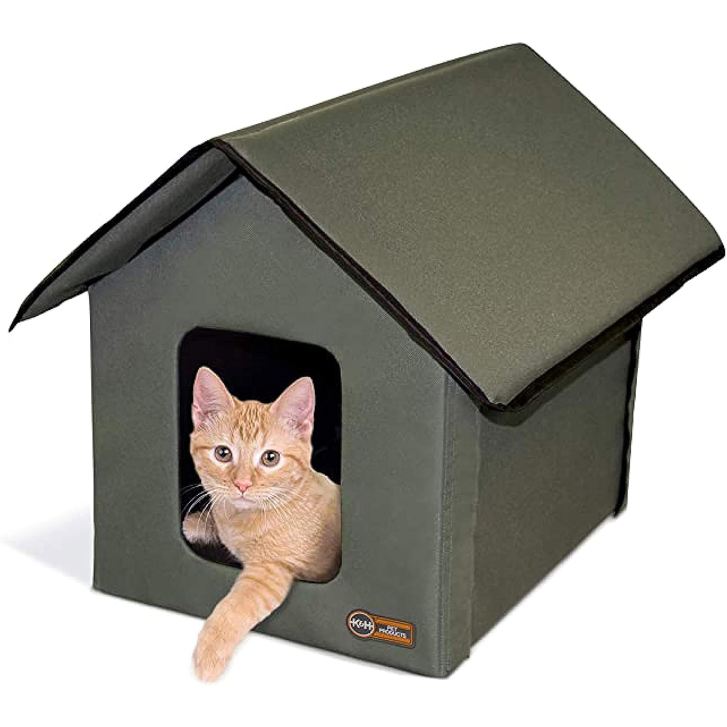 K&H Pet Products Outdoor Kitty House, Outdoor Cat House for Outside Community Cat