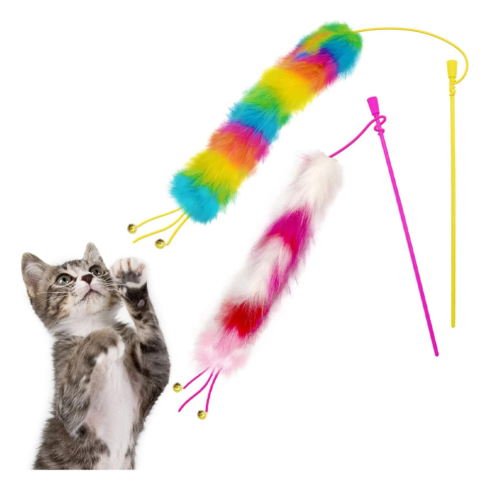 Lepawit’s 2 Pack Cat Wand Toy