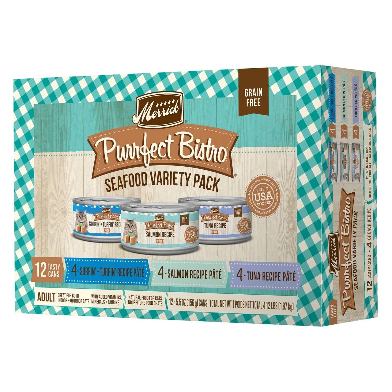 Merrick Purrfect Bistro seafood variety pack