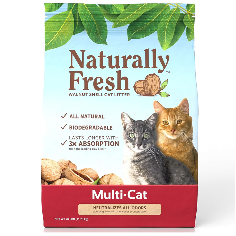 Naturally Fresh Clumping Walnut Cat Litter