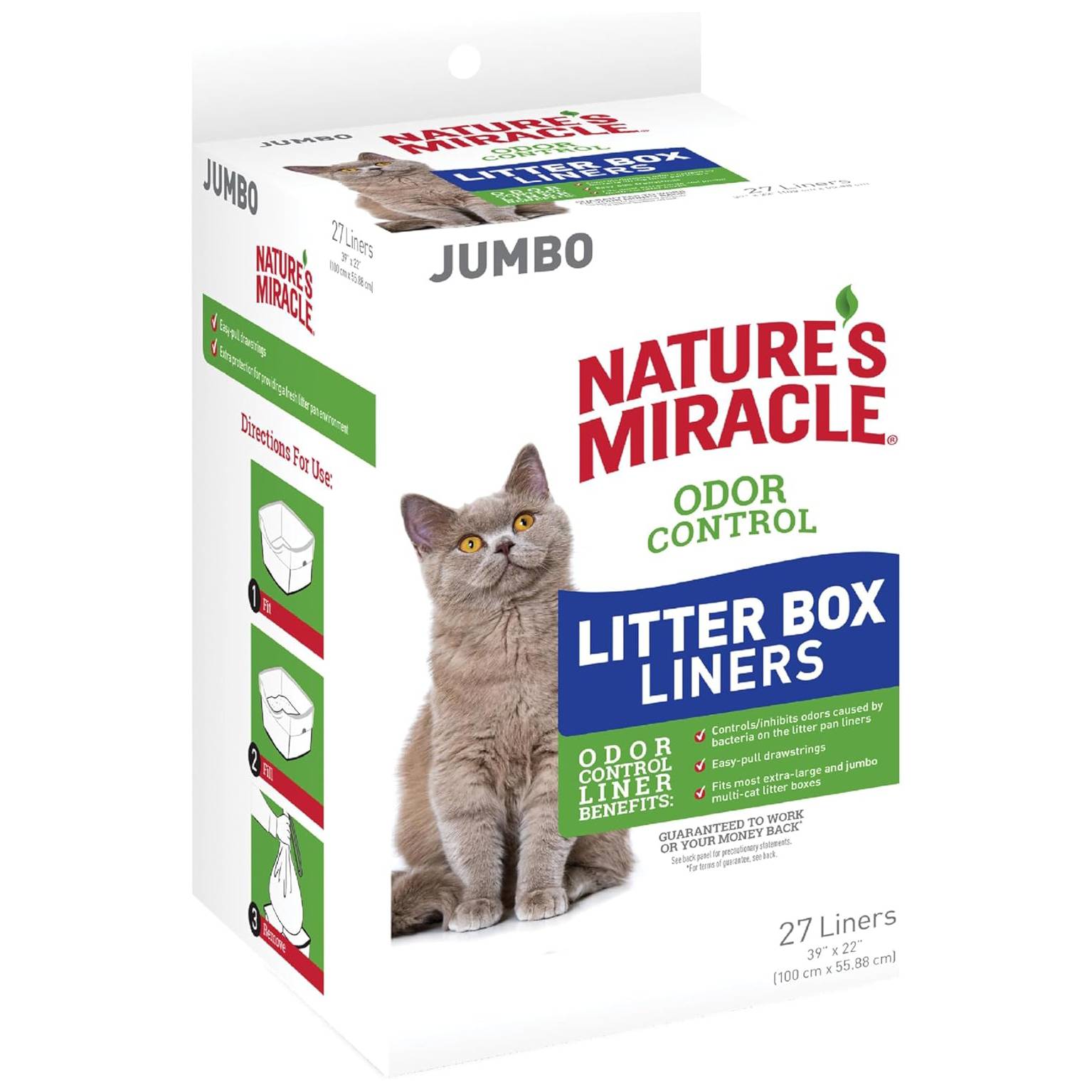 Nature's Miracle Odor Control Cat Litter Box Liners