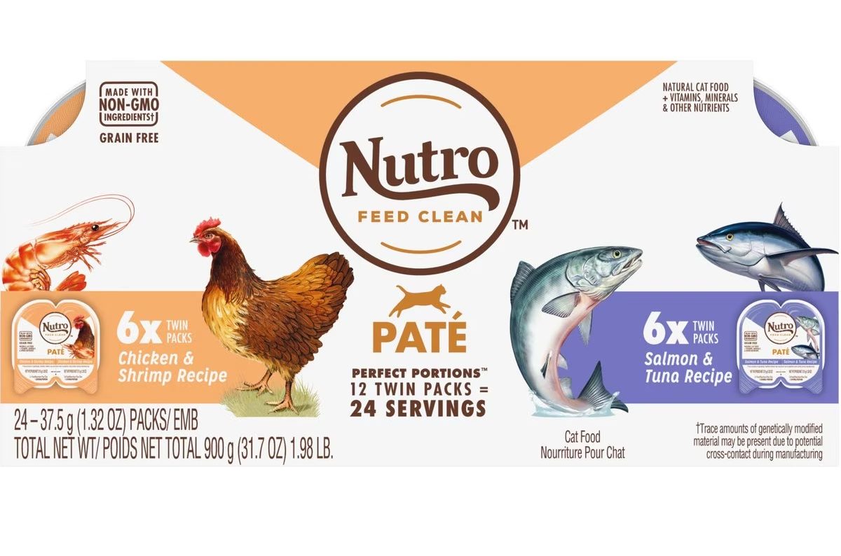 Nutro Perfect Portions Grain-Free Real Salmon & Tuna, Real Chicken & Shrimp Recipe
