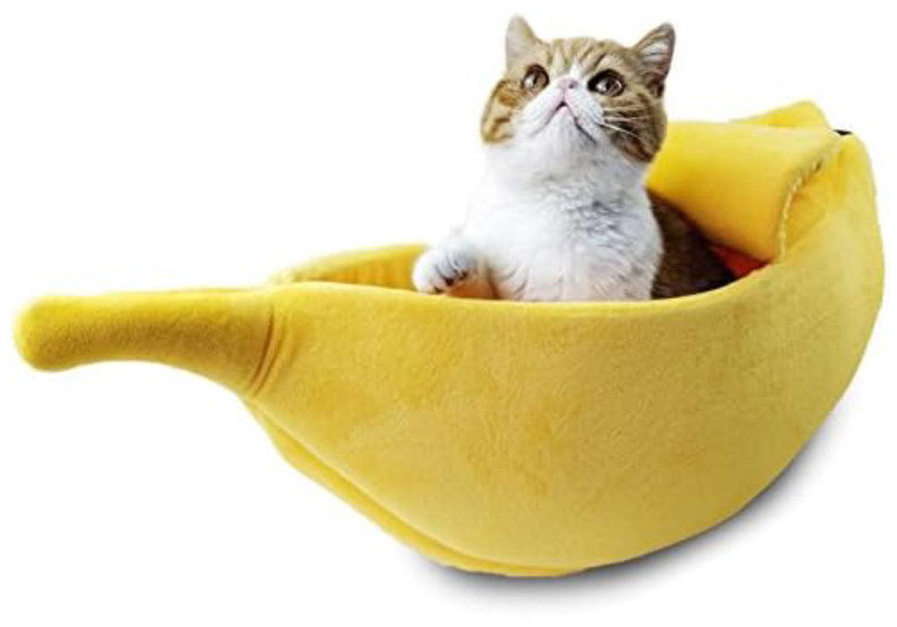 Petgrow · Cute Banana Cat Bed House