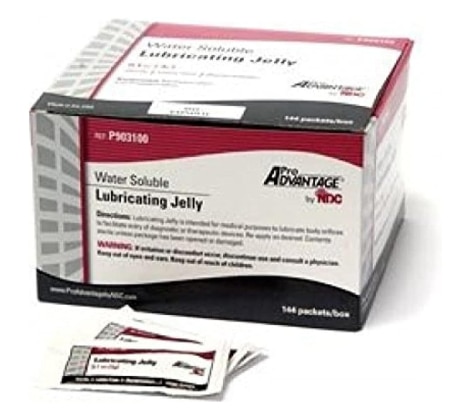 ProAdvantage Individual Water Soluble Lubricating Jelly Packets