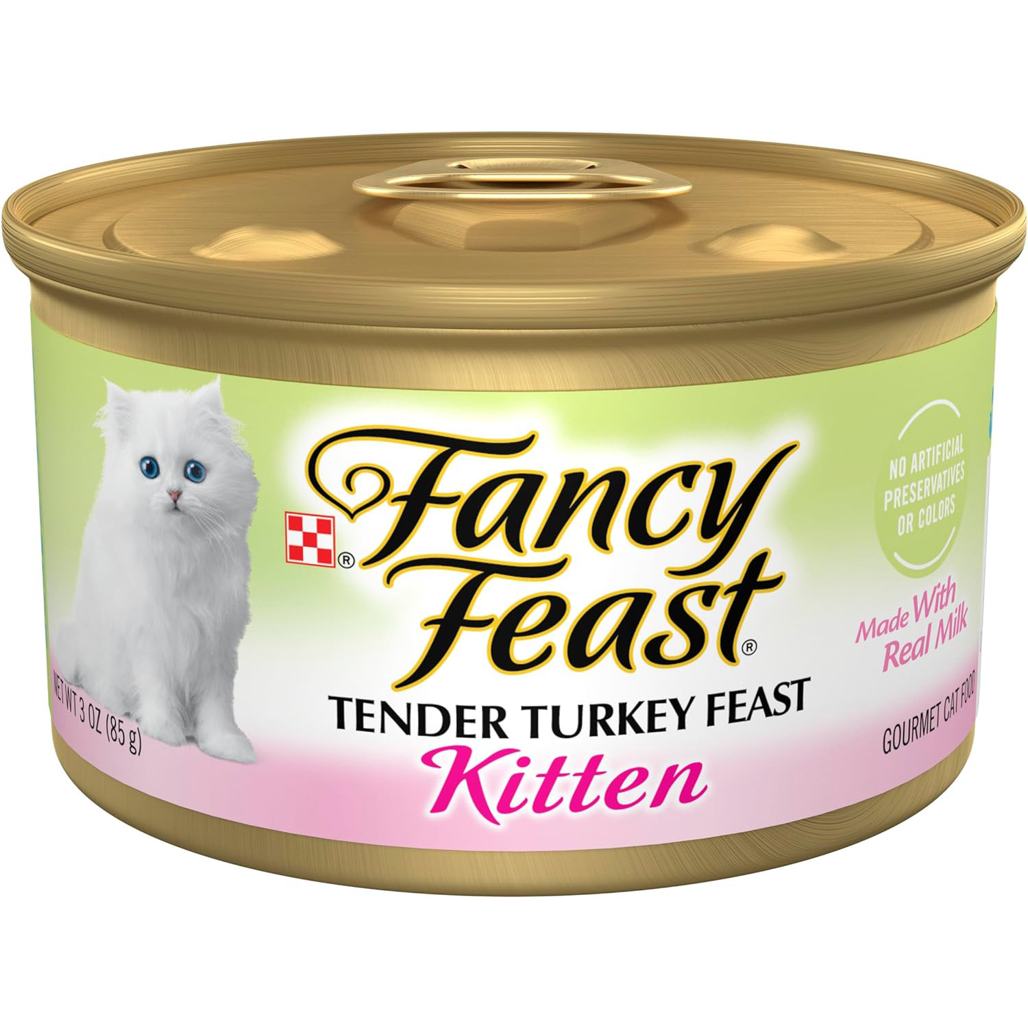 Purina Fancy Feast Kitten Tender Turkey Feast Wet Kitten Food Pate
