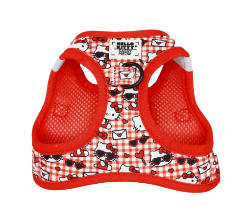 Sassy Woof Cat Step-in Harness - Hello Kitty® Red Classic
