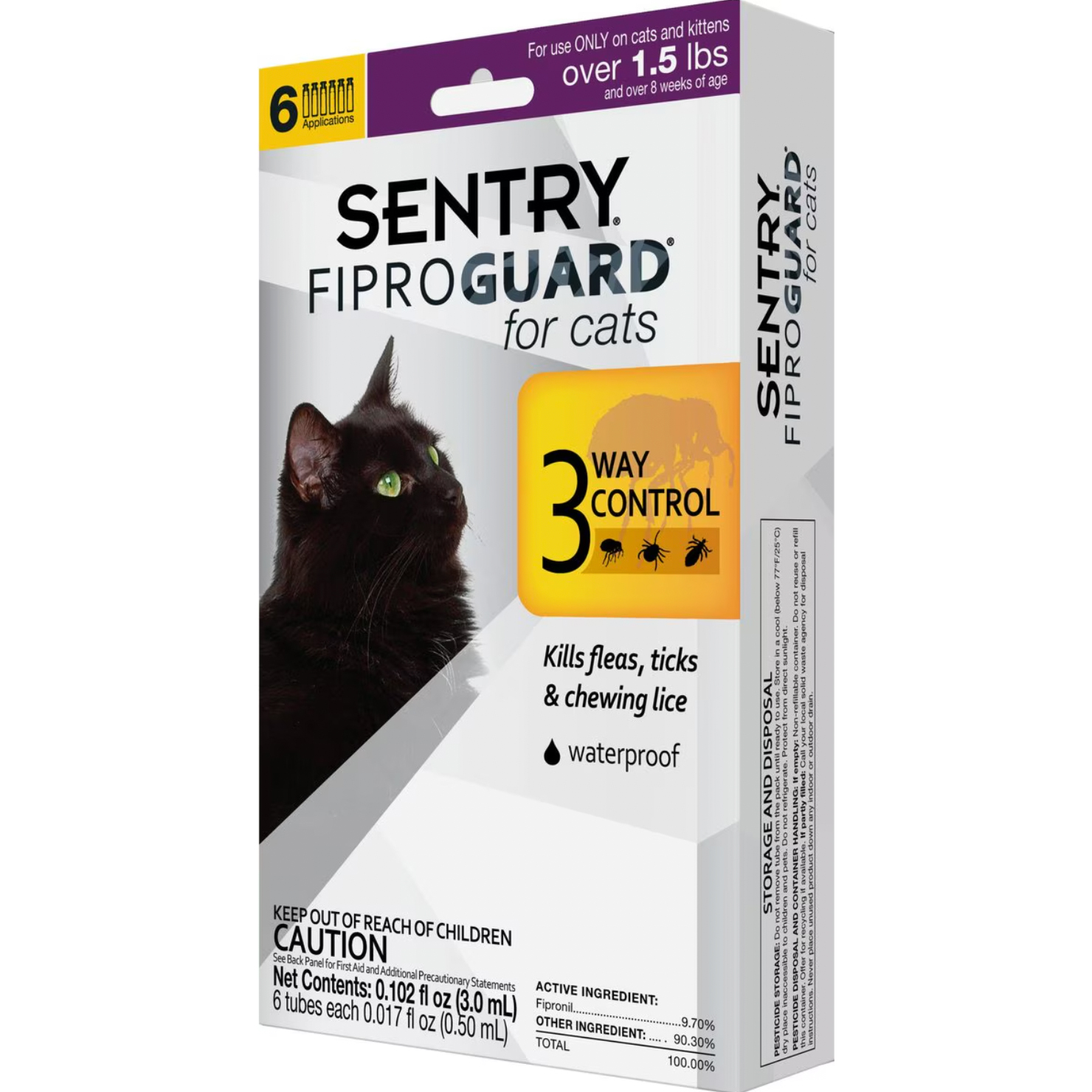 Sentry FiproGuard Flea &amp; Tick Spot Treatment for Cats