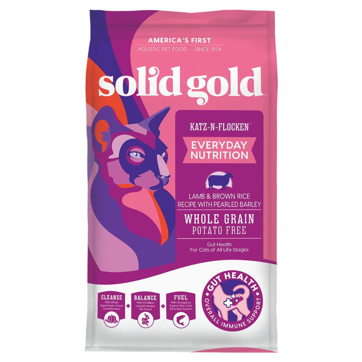 Solid Gold Katz-n-Flocken Lamb & Brown Rice Recipe