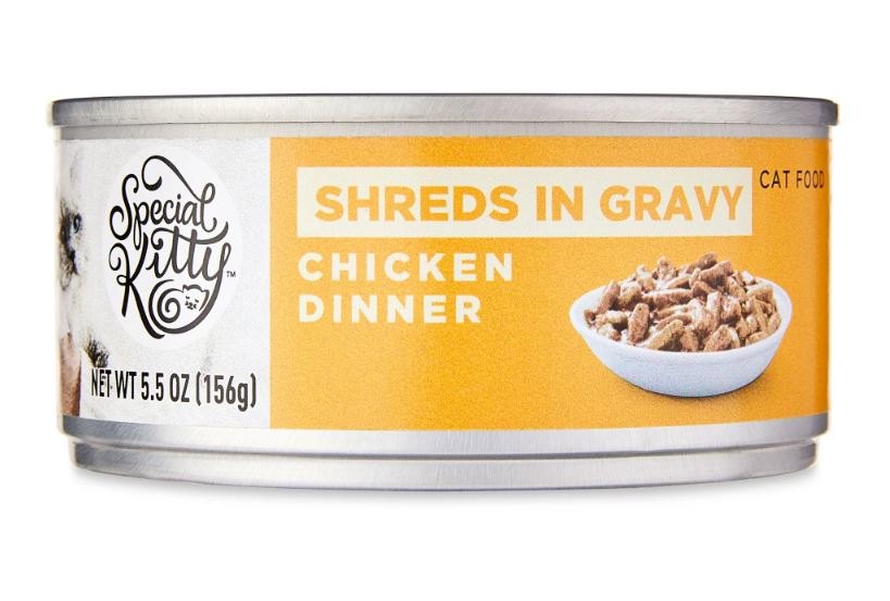Special kitty shreds in gravy