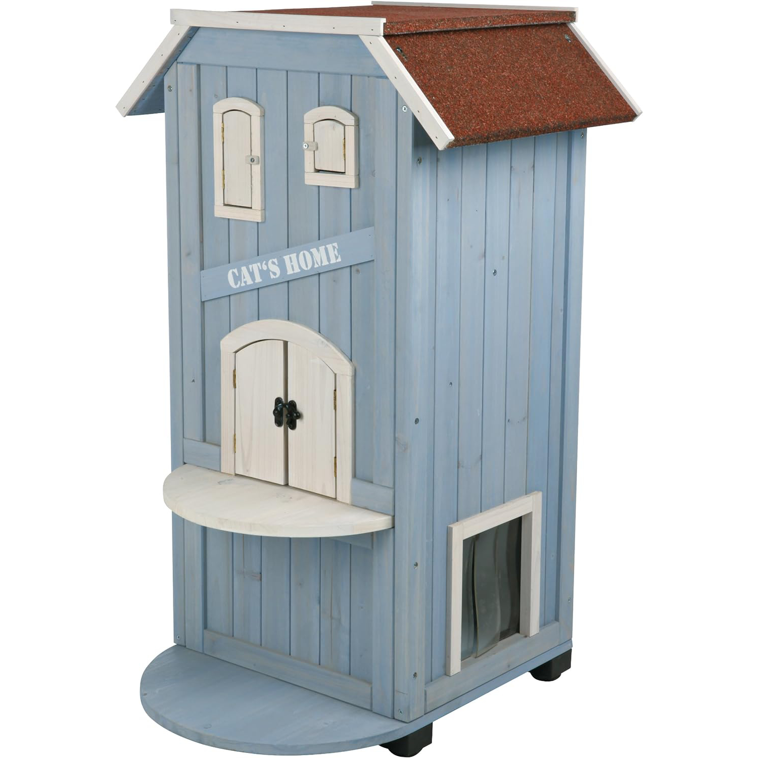 TRIXIE Pet Products 3-Story Cat_s House , 22 x 23 x 37 in.