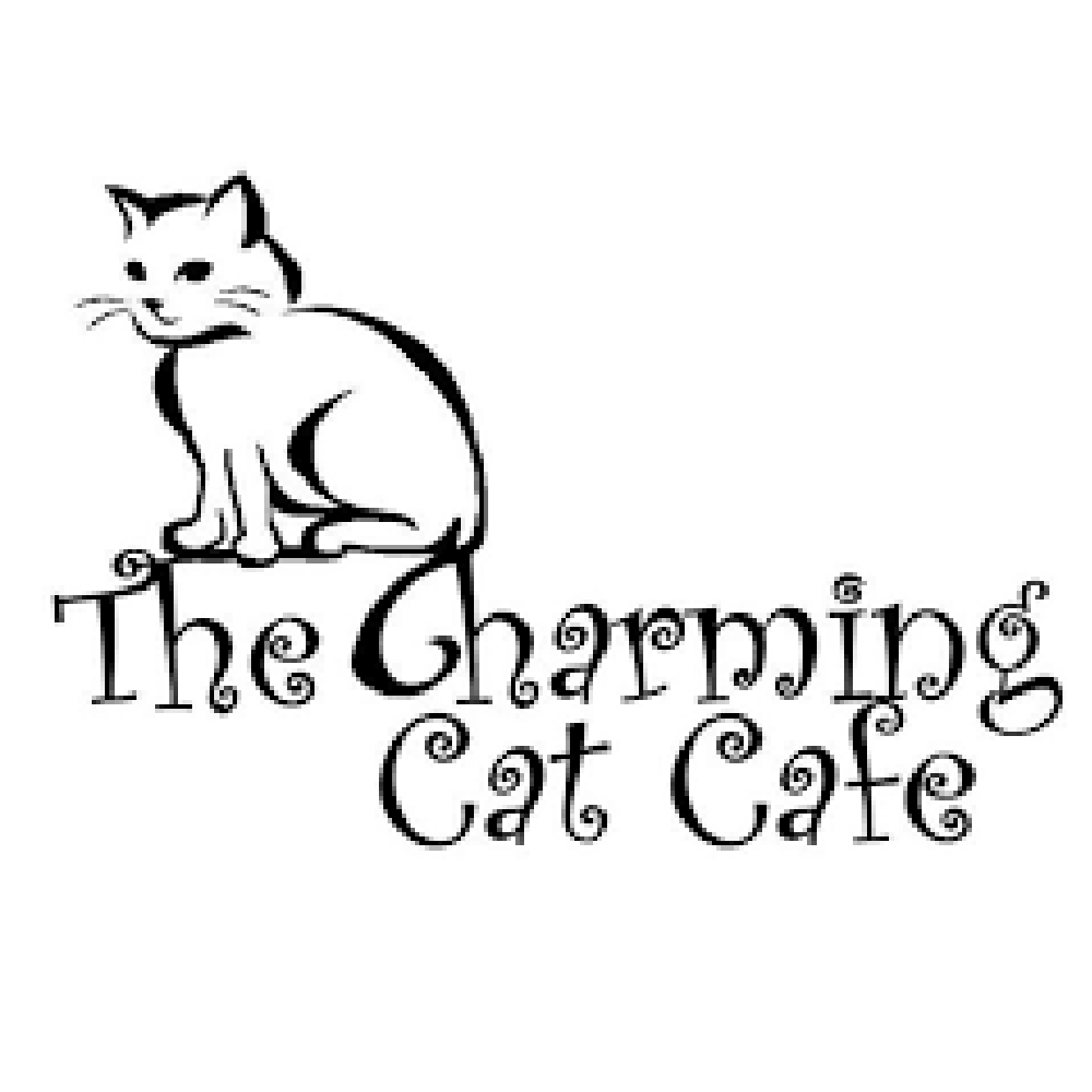 The Charming Cat Cafe logo