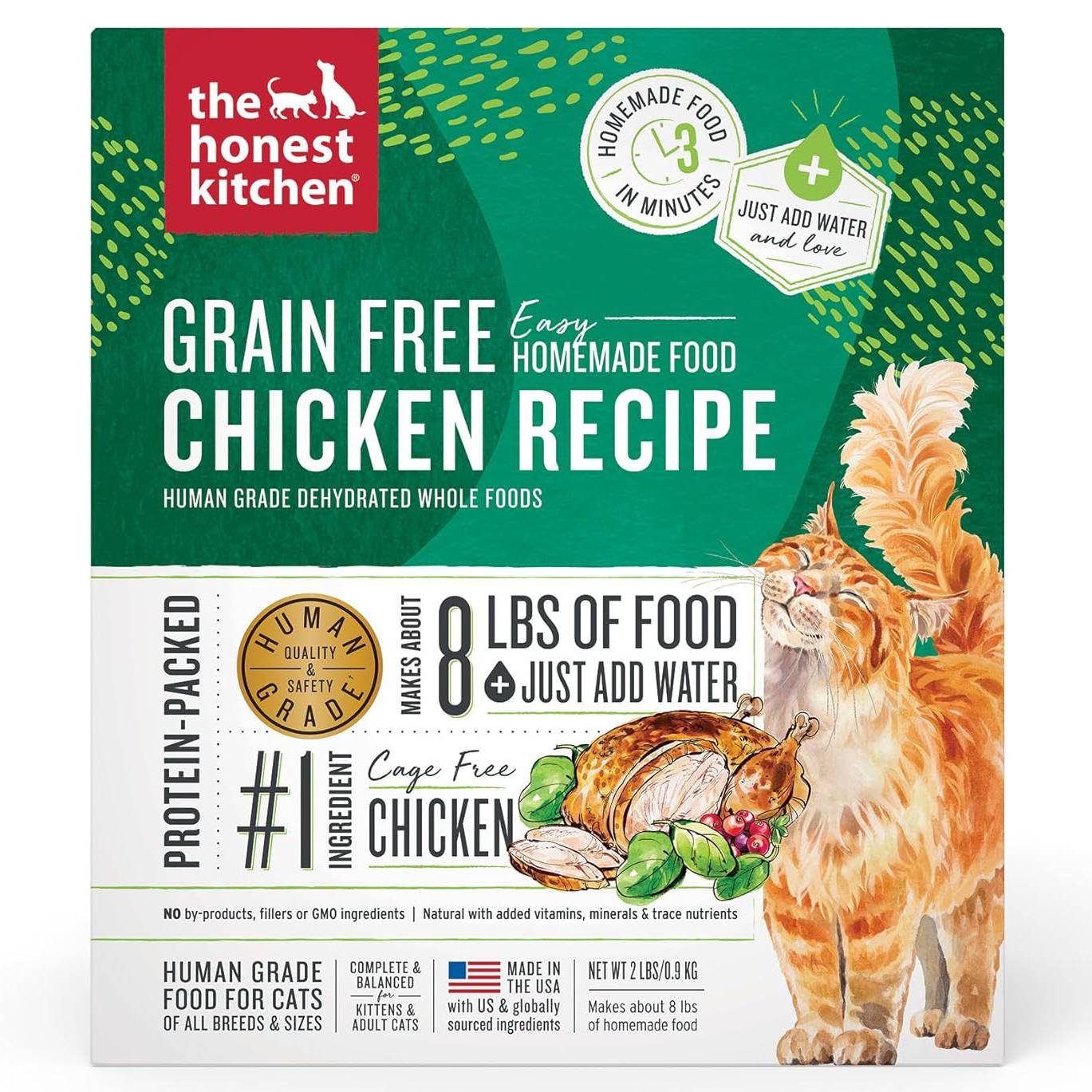 The Honest Kitchen Dehydrated Grain Free Chicken Cat Food