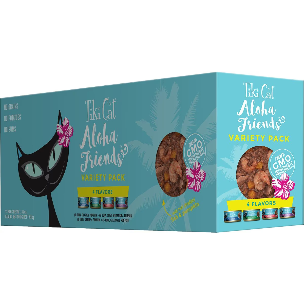 Tiki Cat Aloha Friends Variety Pack Grain New