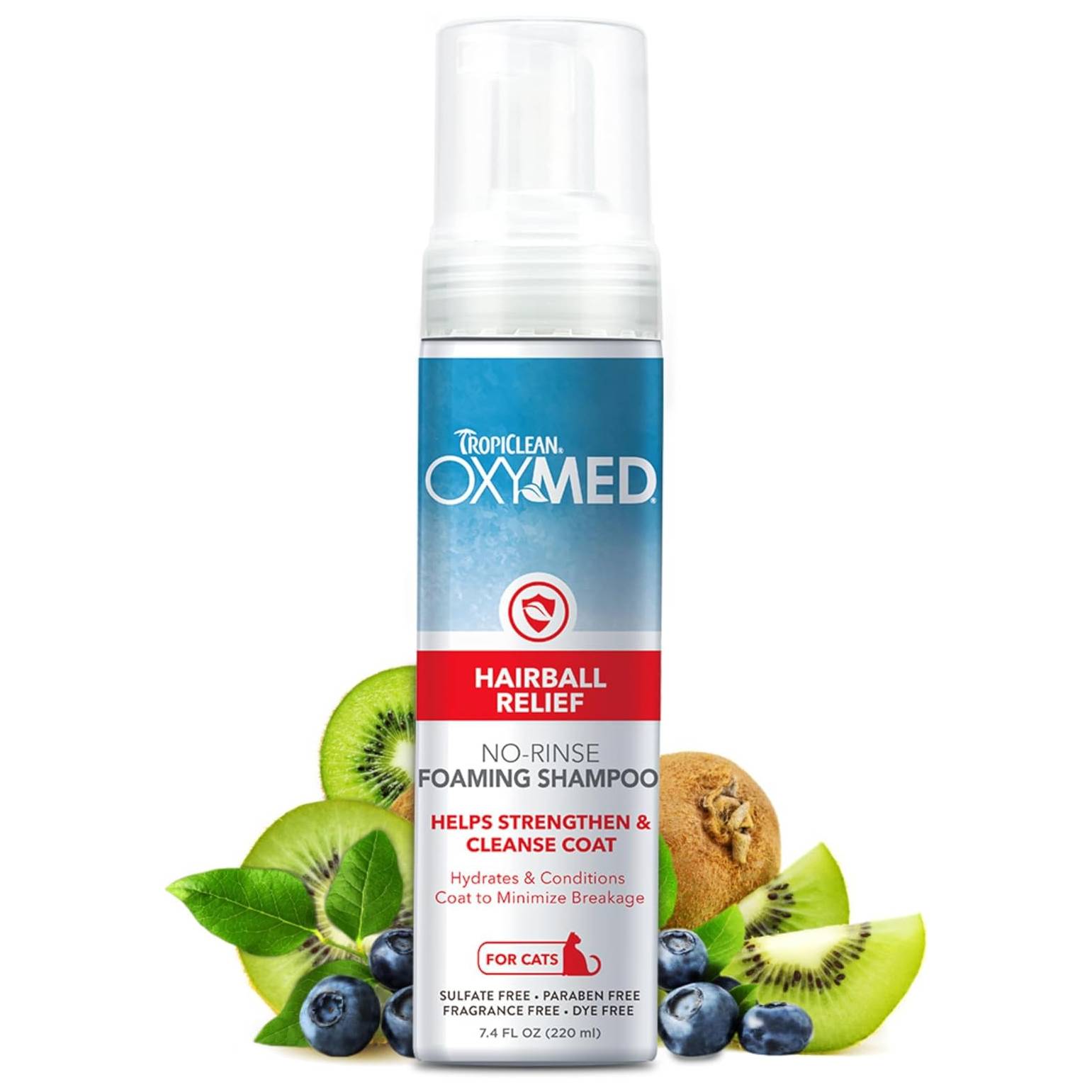 TropiClean Oxymed Waterless Cat Shampoo & Conditioner