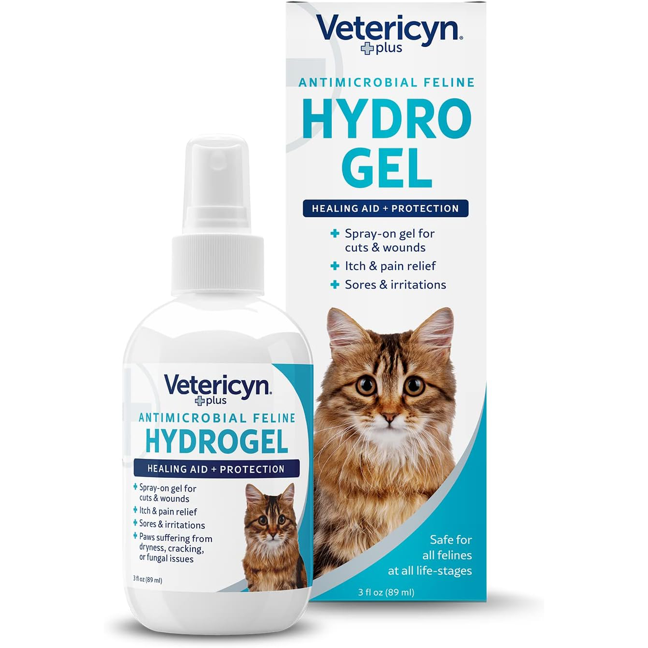 Vetericyn Plus Cat Wound Care Hydrogel Spray new