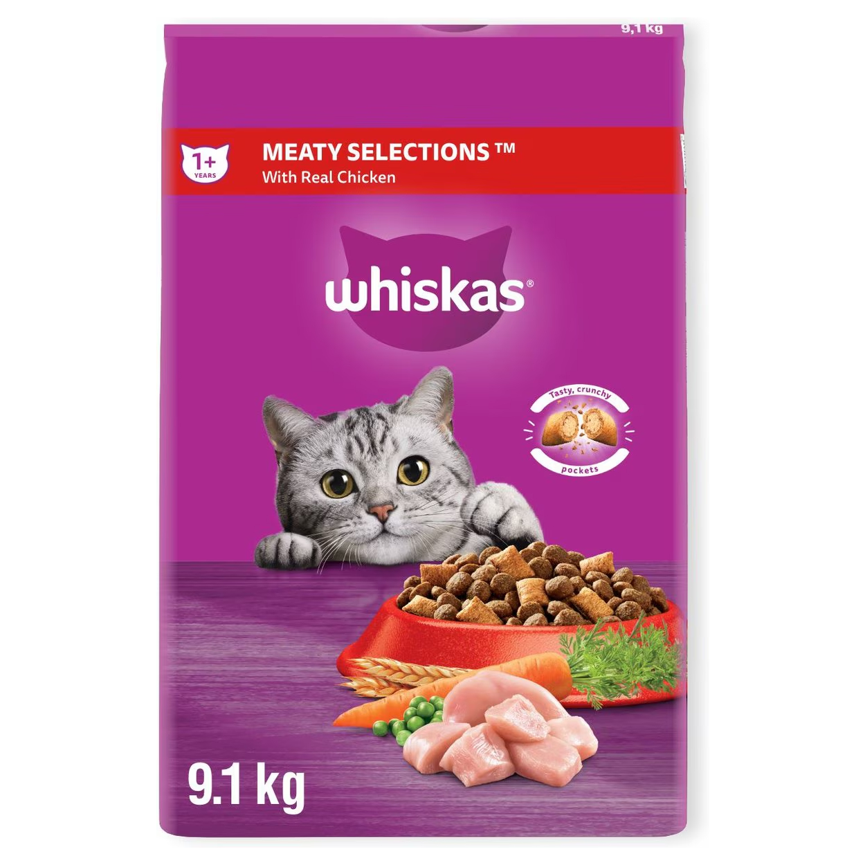 Whiskas Meaty Selections Dry Cat Food