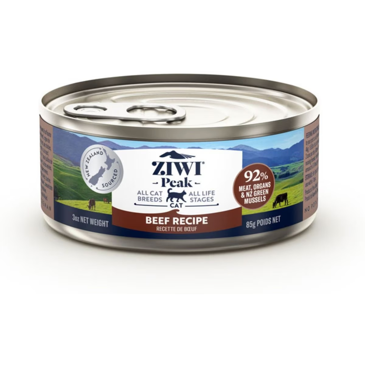 Ziwi Peak Beef Recipe Canned Cat Food