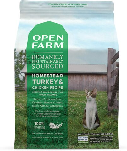 Homestead Turkey and Chicken Dry Cat Food