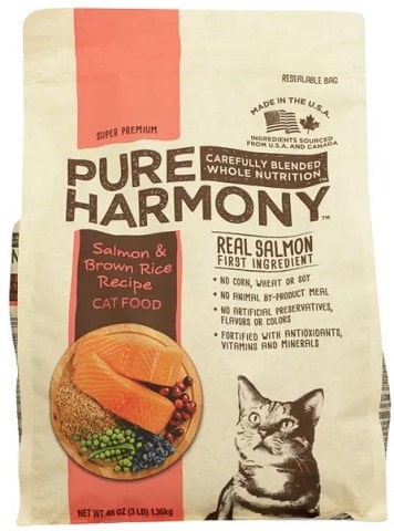 Pure Harmony Salmon &amp; Brown Rice Dry Cat Food