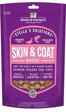 Stella and Chewy’s Stella Solutions Skin &amp; Coat Duck &amp; Salmon Freeze-Dried Raw Cat Food