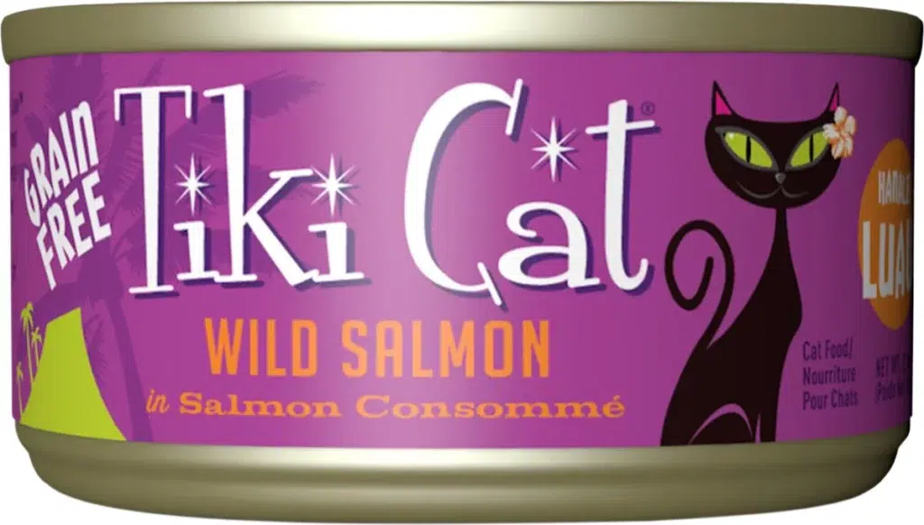 Tiki Cat Hanalei Luau Wild Salmon in Salmon Consommé Grain-Free Canned Cat Food