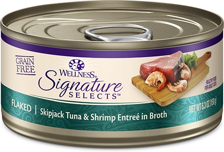 Wellness CORE Signature Selects Flaked Skipjack Tuna &amp; Shrimp Entree