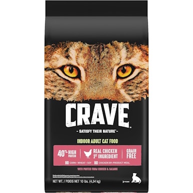 CRAVE Grain Free Indoor Adult High Protein Natural Dry Cat Food