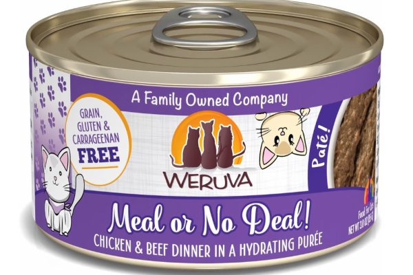 Weruva Classic Cat Meal or No Deal Chicken &amp; Beef Pate Canned Cat Food