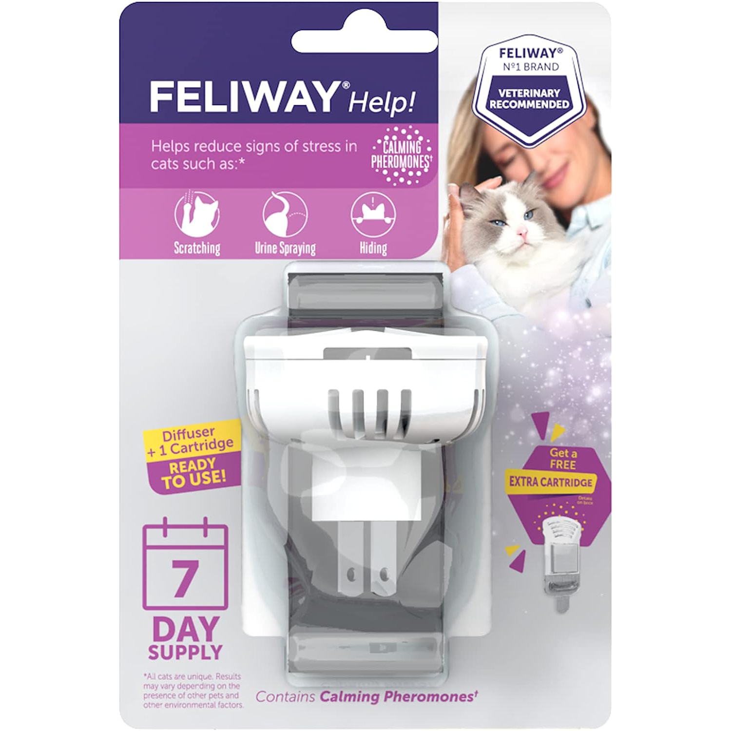 FELIWAY Help! Cat Calming Pheromone Diffuser