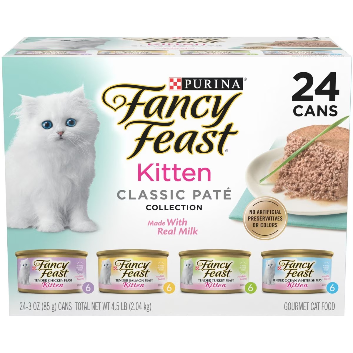 Fancy Feast Tender Feast Variety Pack Canned Kitten
