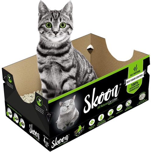 Skoon All-Natural Medium Disposable Cat Litter Box