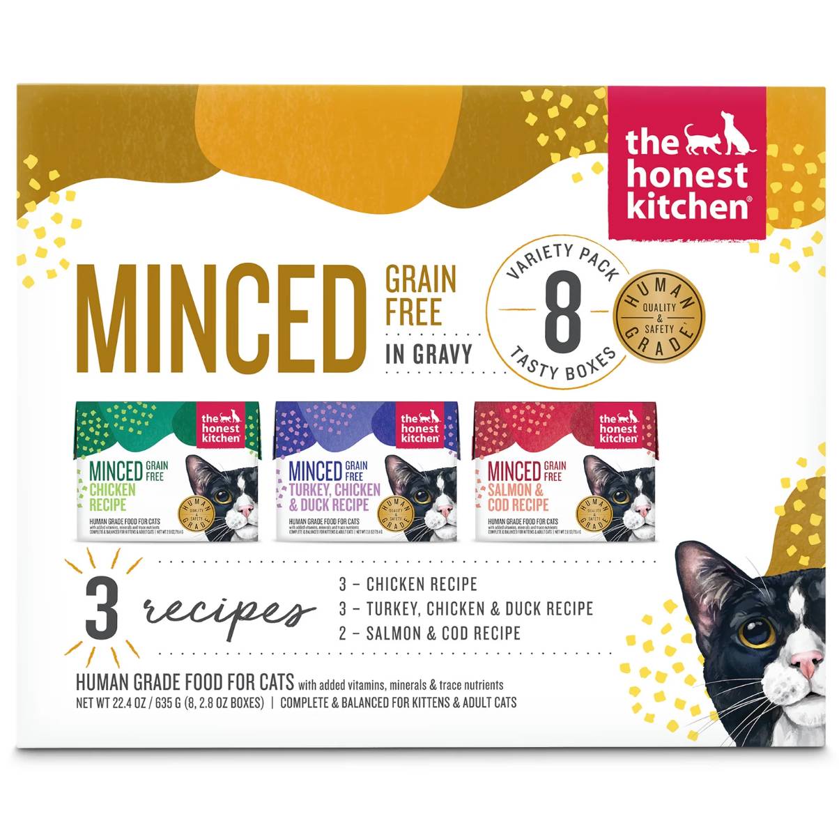 The Honest Kitchen Grain-Free Minced in Bone Broth Gravy