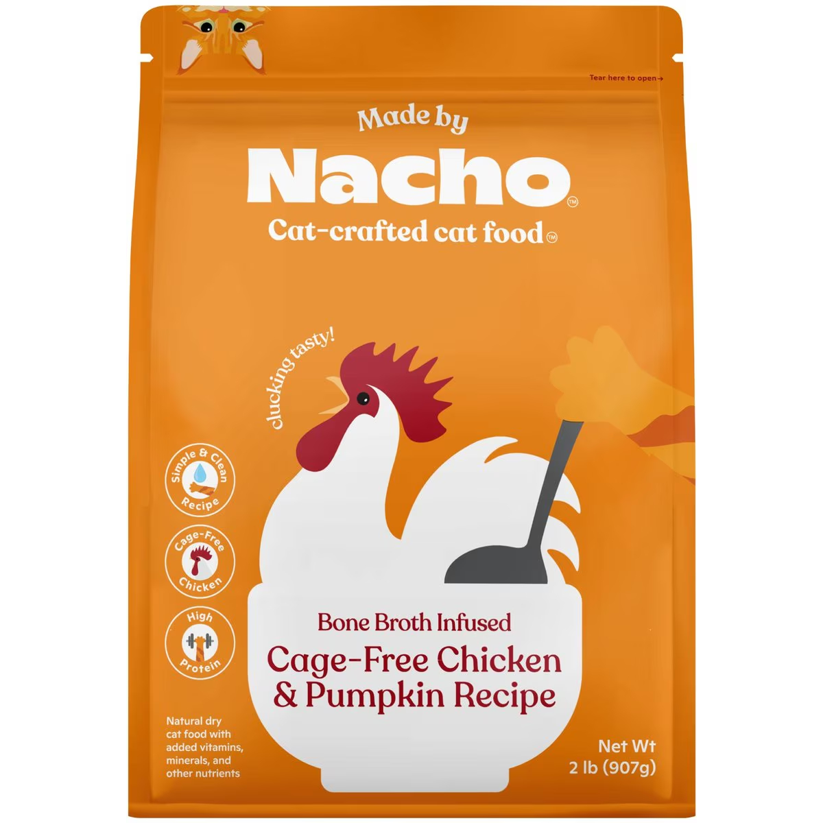 Made By Nacho Bone Broth Infused Dry Cat Food