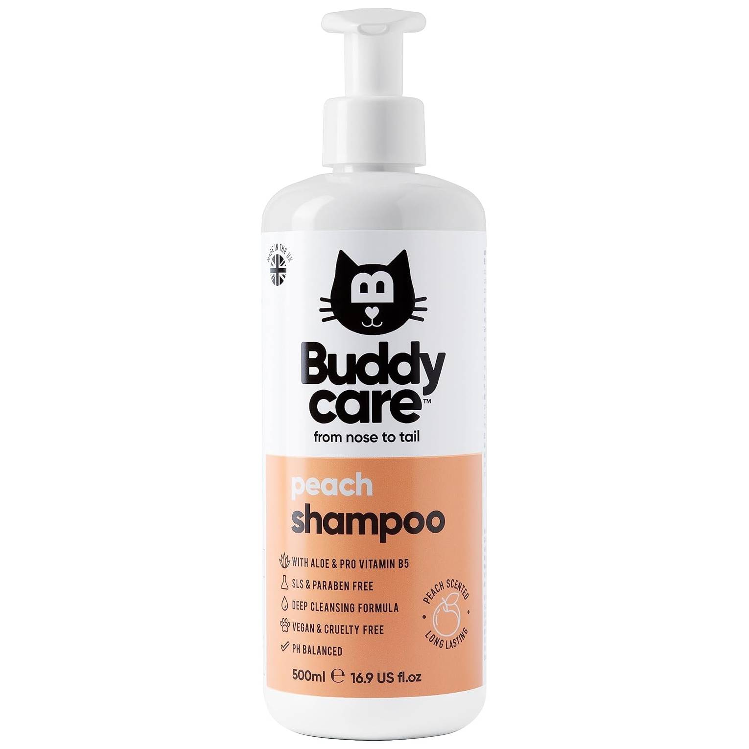 Buddycare Peach Cat Shampoo