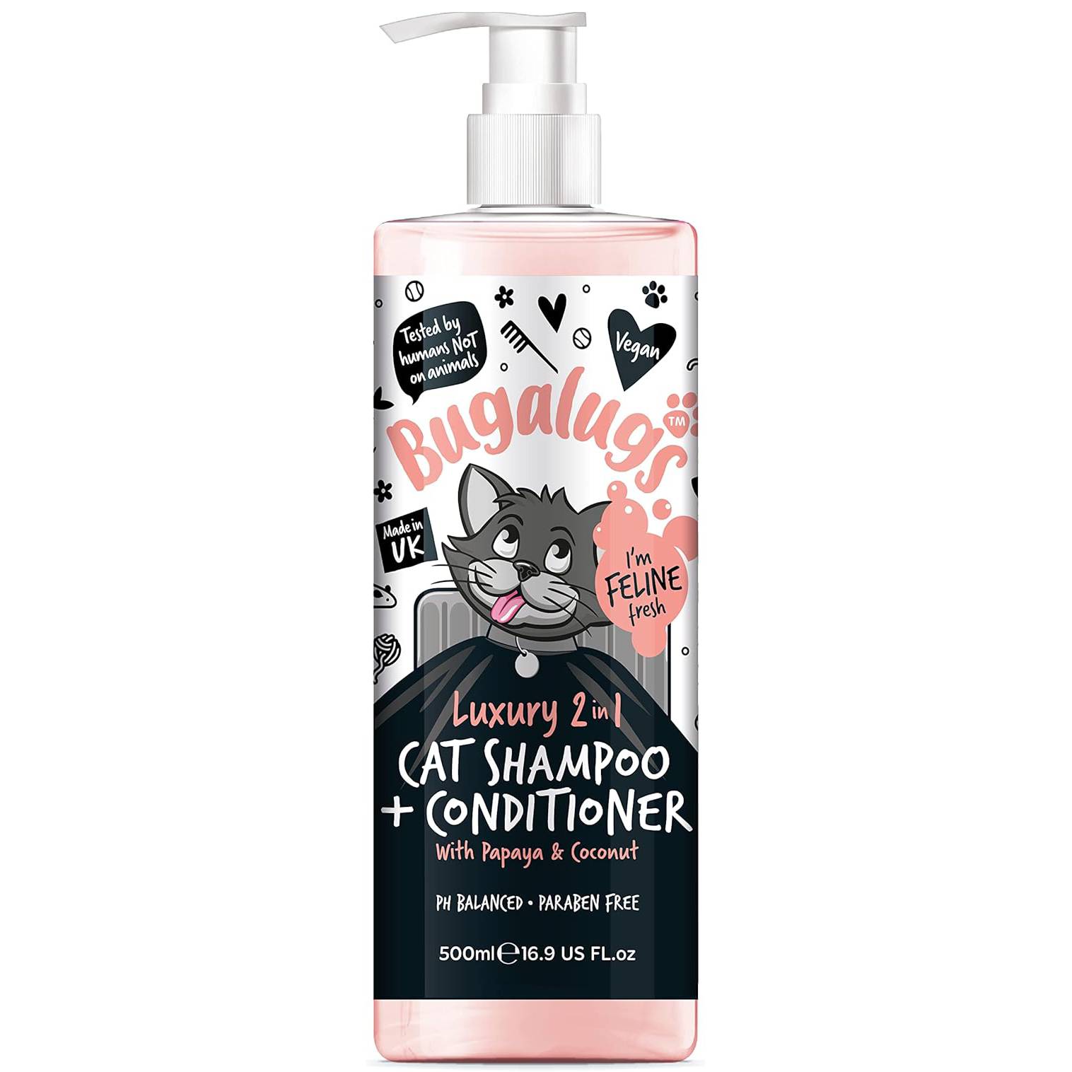 Bugalugs 2-in-1 Cat Shampoo & Conditioner
