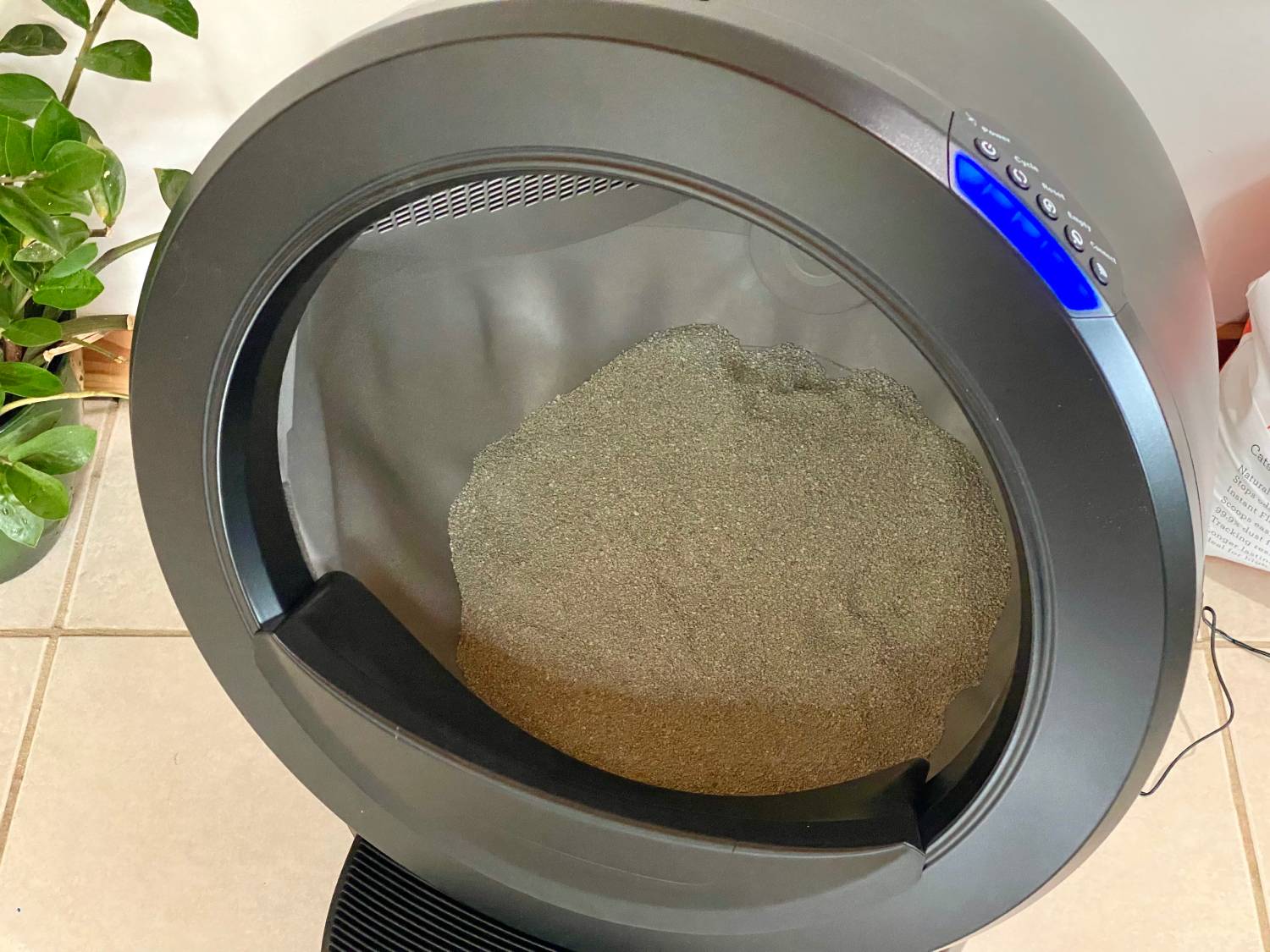 Litter Robot 4 Review - product with litter