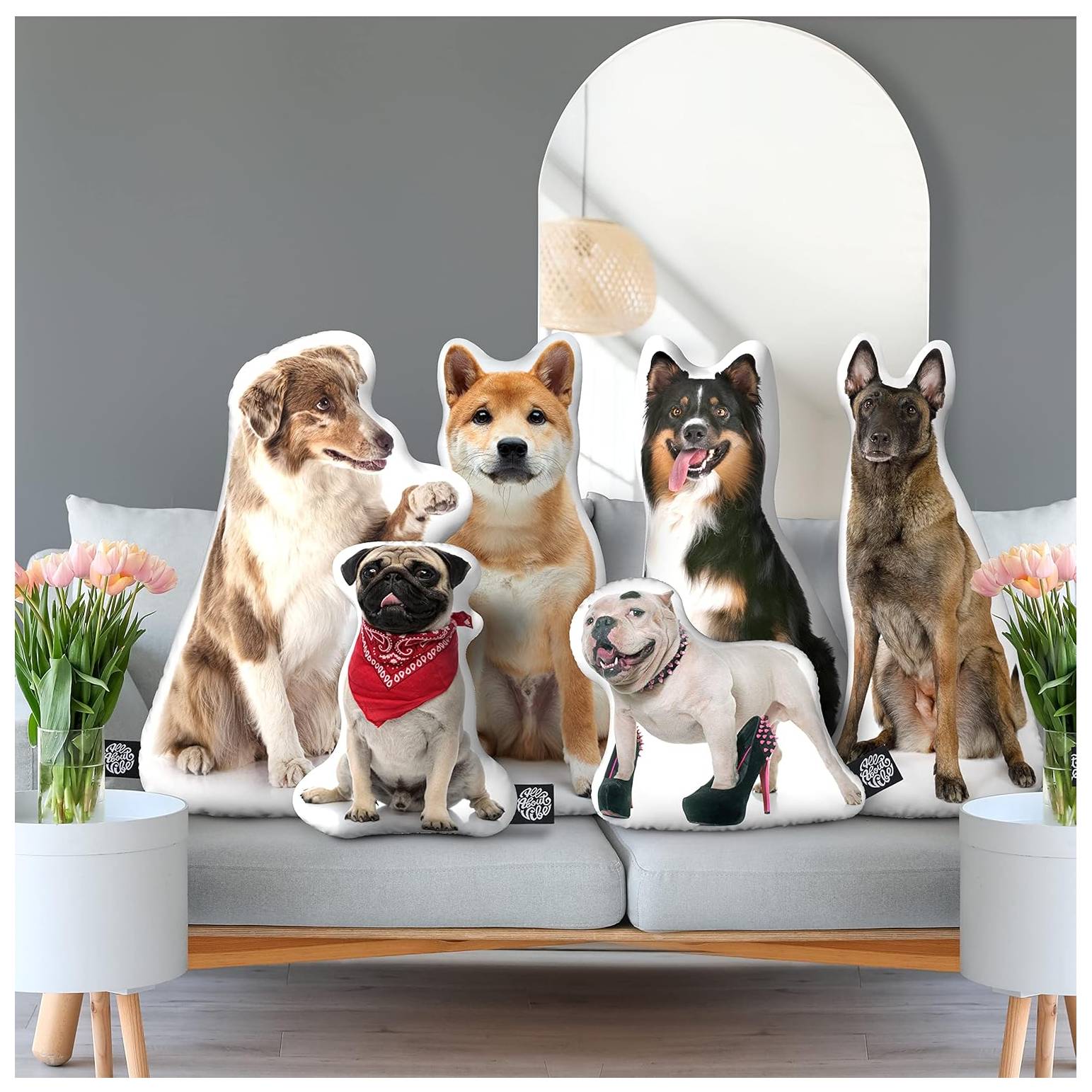 All About Vibe Custom Shaped Pet Pillow