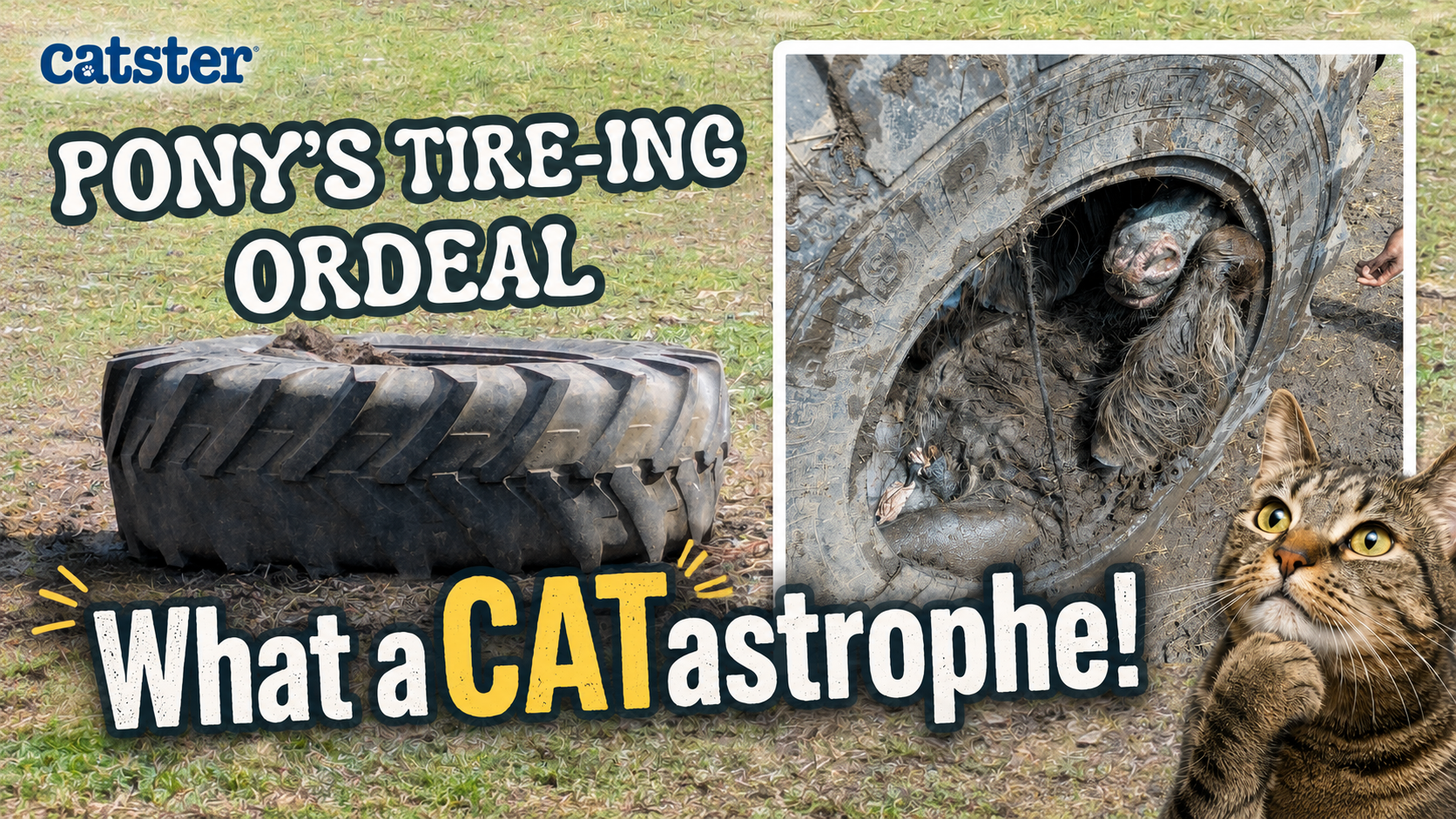 What a CATastrophe! A Tire-ing Ordeal For a Pony in the UK